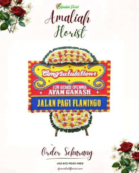 Sewa Papan Bunga Gitik